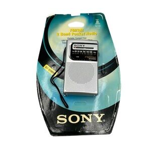 Vintage Sony FM/AM Pocket Radio NOS ICF-S10MK2 (1996)